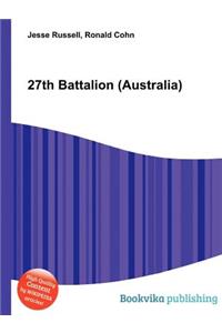 27th Battalion (Australia)