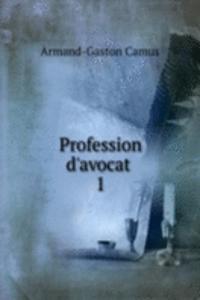 Profession d'avocat .