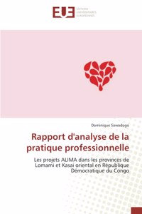 Rapport d'analyse de la pratique professionnelle