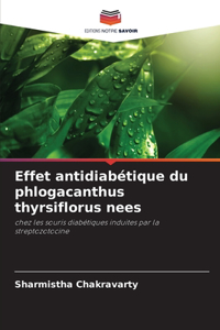 Effet antidiabétique du phlogacanthus thyrsiflorus nees