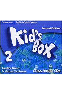Kid's Box for Spanish Speakers Level 2 Class Audio CDs (4)