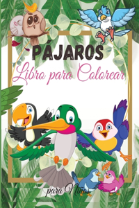 Pájaros Libro para colorear para Niños