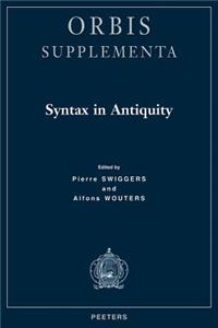 Syntax in Antiquity