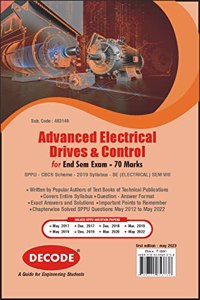 Advanced Electrical Drives & Control for SPPU 19 Course (BE - II - Electrical - 403149) (Decode)