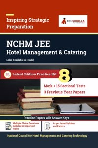 NCHMCT JEE Exam 2023 (English Edition) - 8 Mock Tests, 15 Sectional Tests and 3 Previous Year Papers (26 Unsolved Practice Tests) with Free Access to Online Tests