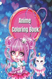 Anime Coloring Book