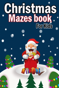 Christmas Mazes book for kids