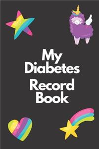 My Diabetes Record Book