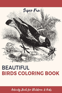 Beautiful Birds Coloring Book