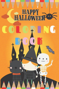 Happy Halloween Coloring Book