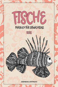 Malbuch für Erwachsene - Entspannung Easy Mandala - Tiere - Fische