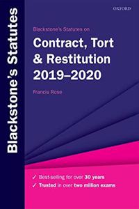 Blackstone's Statutes on Contract, Tort & Restitution 2019-2020