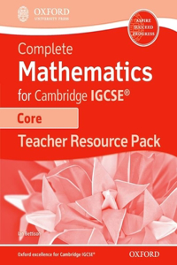Complete Mathematics for Cambridge IGCSE Teacher's Resource Pack (Core)