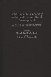 Institutional Sustainability in Agriculture and Rural Development