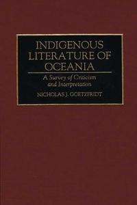 Indigenous Literature of Oceania