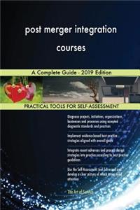 post merger integration courses A Complete Guide - 2019 Edition