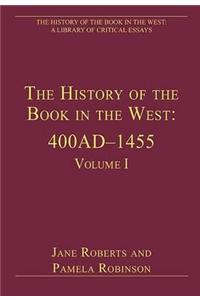 History of the Book in the West: 400ad-1455