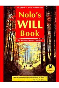 Nolo's Will Book Book with Disk