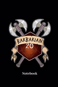 Barbarian Notebook