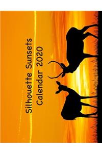 Silhouette Sunsets Calendar 2020