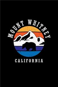 Mount Whitney California