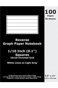 Reverse Graph Paper Notebook