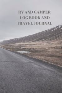 RV and Camper Log Book and Travel Journal
