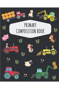 Tractor Primary Composition Book