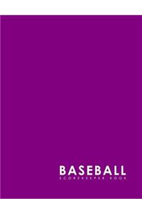 Baseball Scorekeeper Book