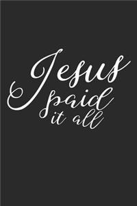 Jesus Paid It All