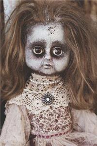 Creepy Doll Spooky Notebook