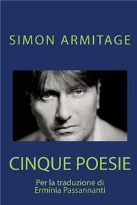 SIMON ARMITAGE. Cinque poesie