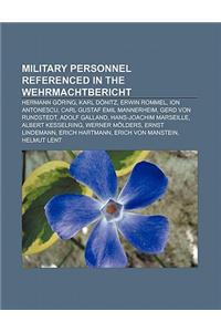 Military Personnel Referenced in the Wehrmachtbericht
