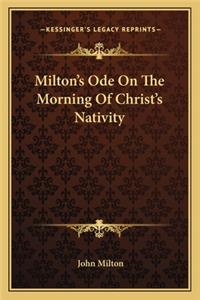 Milton's Ode on the Morning of Christ's Nativity