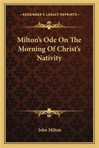 Milton's Ode on the Morning of Christ's Nativity