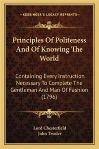 Principles of Politeness and of Knowing the World