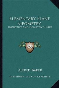 Elementary Plane Geometry