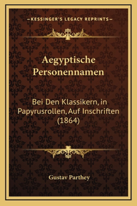 Aegyptische Personennamen