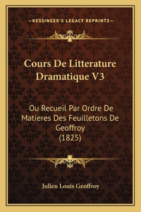 Cours De Litterature Dramatique V3