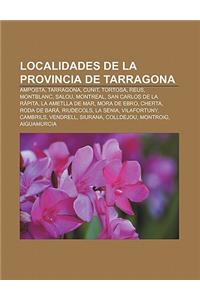 Localidades de La Provincia de Tarragona