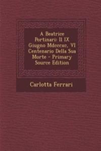 A Beatrice Portinari