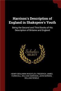 Harrison's Description of England in Shakspere's Youth