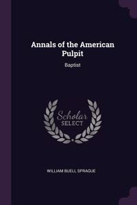 Annals of the American Pulpit