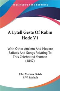 Lytell Geste Of Robin Hode V1