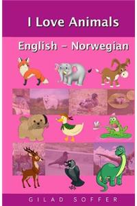 I Love Animals English - Norwegian