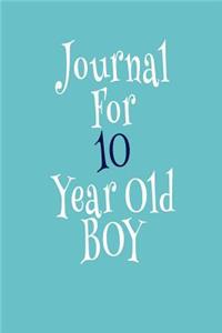 Journal For 10 Year Old Boy