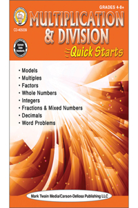 Multiplication & Division Quick Starts Workbook