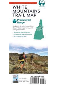 AMC White Mountains Trail Map 1: Presidential Range