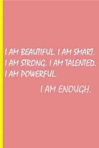 Journal /Notebook 6 x 9 Lined Pages - Inspirational Quote