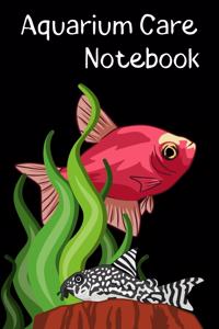 Aquarium Care Notebook